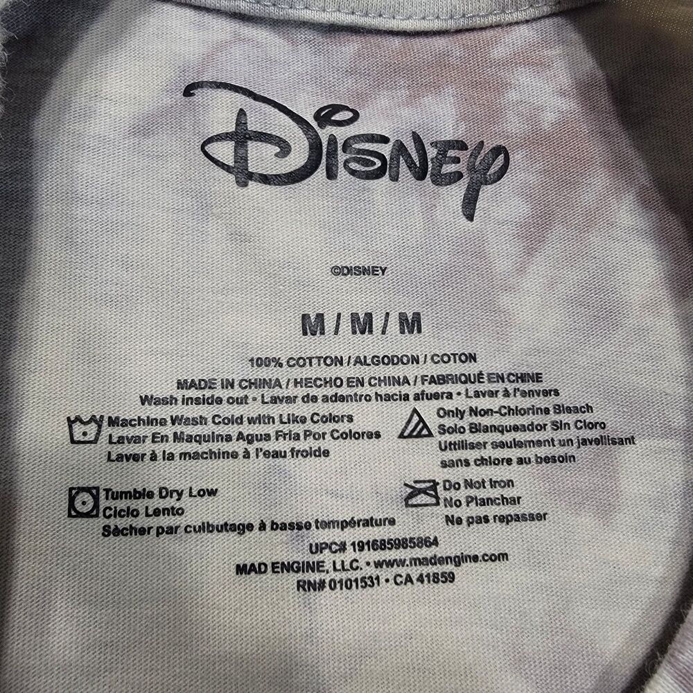 Disney Mickey Mouse Long Sleeve Shirt Womens M "The One and Only 1928" Tie-Dye - Picture 5 of 10